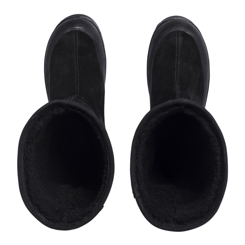 Alta Badia Shearling Black Suede W